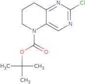 2-Chloro-7,8-dihydro-6H-pyrido[3,2-d]pyrimidine-5-carboxylic acid tert-butyl ester