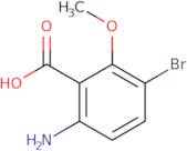 6-Amino-3-bromo-2-methoxybenzoic acid