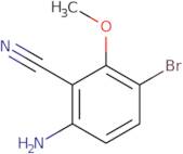 6-Amino-3-bromo-2-methoxybenzonitrile