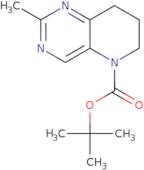 2-Methyl-7,8-dihydro-6H-pyrido[3,2-d]pyrimidine-5-carboxylic acid tert-butyl ester