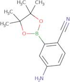 4-Amino-2-(tetramethyl-1,3,2-dioxaborolan-2-yl)benzonitrile