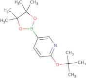 2-tert-Butoxy-5-(4,4,5,5-tetramethyl-1,3,2-dioxaborolan-2-yl)pyridine