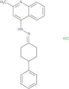 2-Methyl-4-(2-(4-phenylcyclohexylidene)hydrazinyl)quinoline hydrochloride
