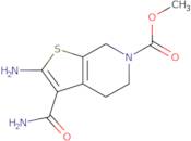 Methyl 2-amino-3-carbamoyl-4,7-dihydrothieno[2,3-c]pyridine-6(5H)-carboxylate