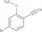 4-Bromo-1-ethynyl-2-methoxybenzene