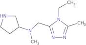 N-[(4-Ethyl-5-methyl-4H-1,2,4-triazol-3-yl)methyl]-N-methylpyrrolidin-3-amine