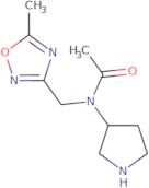 N-[(5-Methyl-1,2,4-oxadiazol-3-yl)methyl]-N-(pyrrolidin-3-yl)acetamide