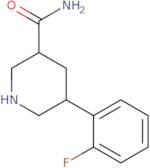 5-(2-Fluorophenyl)piperidine-3-carboxamide