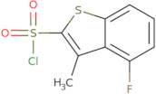 4-Fluoro-3-methyl-1-benzothiophene-2-sulfonyl chloride