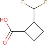 2-(Difluoromethyl)cyclobutane-1-carboxylic acid