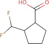 2-(Difluoromethyl)cyclopentane-1-carboxylic acid