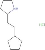 2-(2-Cyclopentylethyl)pyrrolidine hydrochloride