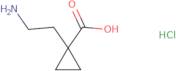 1-(2-aminoethyl)cyclopropane-1-carboxylic acid hydrochloride