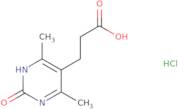 3-(4,6-Dimethyl-2-oxo-1,2-dihydropyrimidin-5-yl)propanoic acid hydrochloride