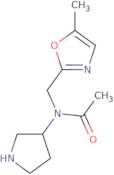 N-[(5-Methyl-1,3-oxazol-2-yl)methyl]-N-pyrrolidin-3-ylacetamide