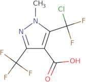 5-(Chlorodifluoromethyl)-1-methyl-3-(trifluoromethyl)-1H-pyrazole-4-carboxylic acid