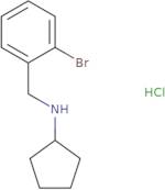 N-[(2-Bromophenyl)methyl]cyclopentanamine hydrochloride