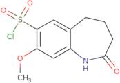 8-Methoxy-2-oxo-2,3,4,5-tetrahydro-1H-1-benzazepine-7-sulfonyl chloride