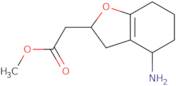 Methyl 2-(4-amino-2,3,4,5,6,7-hexahydro-1-benzofuran-2-yl)acetate