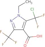 5-(Chlorodifluoromethyl)-1-ethyl-3-(trifluoromethyl)-1H-pyrazole-4-carboxylic acid
