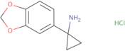 1-(1,3-Dioxaindan-5-yl)cyclopropan-1-amine hydrochloride