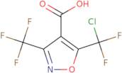 5-(Chlorodifluoromethyl)-3-(trifluoromethyl)-1,2-oxazole-4-carboxylic acid