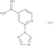 2-(1H-1,2,4-Triazol-1-yl)pyridine-4-carboximidamide hydrochloride