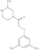 2-(3,5-Dimethylphenoxy)-1-[(3R)-3-methylpiperazin-1-yl]ethan-1-one