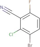 3-Bromo-2-chloro-6-fluorobenzonitrile