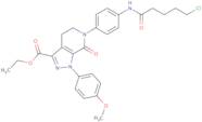 Ethyl 6-[4-[(5-chloro-1-oxopentyl)amino]phenyl]-4,5,6,7-tetrahydro-1-(4-methoxyphenyl)-7-oxo-1H-pyrazolo[3,4-c]pyridine-3-carboxylat e