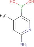 6-Amino-4-methylpyridine-3-boronic acid