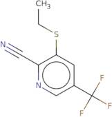 3-(Ethylthio)-5-(trifluoromethyl)picolinonitrile