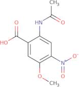 2-Acetamido-5-methoxy-4-nitrobenzoic acid