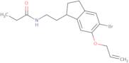 N-[2-[(1S)-5-Bromo-2,3-dihydro-6-(2-propen-1-yloxy)-1H-inden-1-yl]ethyl]propanamide