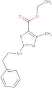 ethyl 5-methyl-3-((2-phenylethyl)amino)-2,4-thiazolecarboxylate