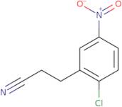 3-(2-Chloro-5-nitrophenyl)propanenitrile