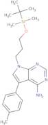 1-[4-Amino-7-(3-tert-butyldimethylsilyloxypropyl)-5-(4-methylphenyl)-7H-pyrrolo[2,3-d]pyrimidine