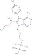 7-(3-((tert-Butyldimethylsilyl)oxy)propyl)-6-(1-ethoxyvinyl)-5-(p-tolyl)-7H-pyrrolo[2,3-d]pyrimi...