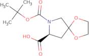 (8S)-7-[(tert-Butoxy)carbonyl]-1,4-dioxa-7-azaspiro[4.4]nonane-8-carboxylic acid