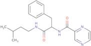 N-[(1S)-2-[(3-Methylbutyl)amino]-2-oxo-1-(phenylmethyl)ethyl]-2-pyrazinecarboxamide