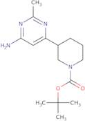 tert-Butyl 3-(6-amino-2-methylpyrimidin-4-yl)piperidine-1-carboxylate