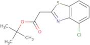 tert-Butyl 2-(4-chlorobenzo[D]thiazol-2-yl)acetate