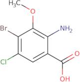 2-Amino-4-bromo-5-chloro-3-methoxybenzoic acid