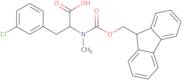 (S)-2-((((9H-Fluoren-9-yl)methoxy)carbonyl)(methyl)amino)-3-(3-chlorophenyl)propanoic acid