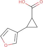 rac-(1R,2R)-2-(Furan-3-yl)cyclopropane-1-carboxylic acid, trans