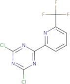 2,4-Dichloro-6-(6-(trifluoromethyl)pyridin-2-yl)-1,3,5-triazine