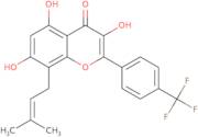 3,5,7-Trihydroxy-8-(3-methyl-but-2-enyl)-2-(4-trifluoromethylphenyl)-chromen-4-one