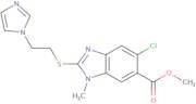 Methyl 2-((2-(1H-imidazol-1-yl)ethyl)thio)-5-chloro-1-methyl-1H-benzo[D]imidazole-6-carboxylate