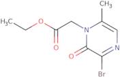 Ethyl 2-(3-bromo-6-methyl-2-oxopyrazin-1(2H)-yl)acetate