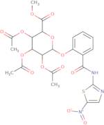 Methyl 1-[[2-N-(5-nitrothiazolyl)carboxamido]phenyl]-2,3,4- tri-o-acetyl-β-D-glucopyranuronate